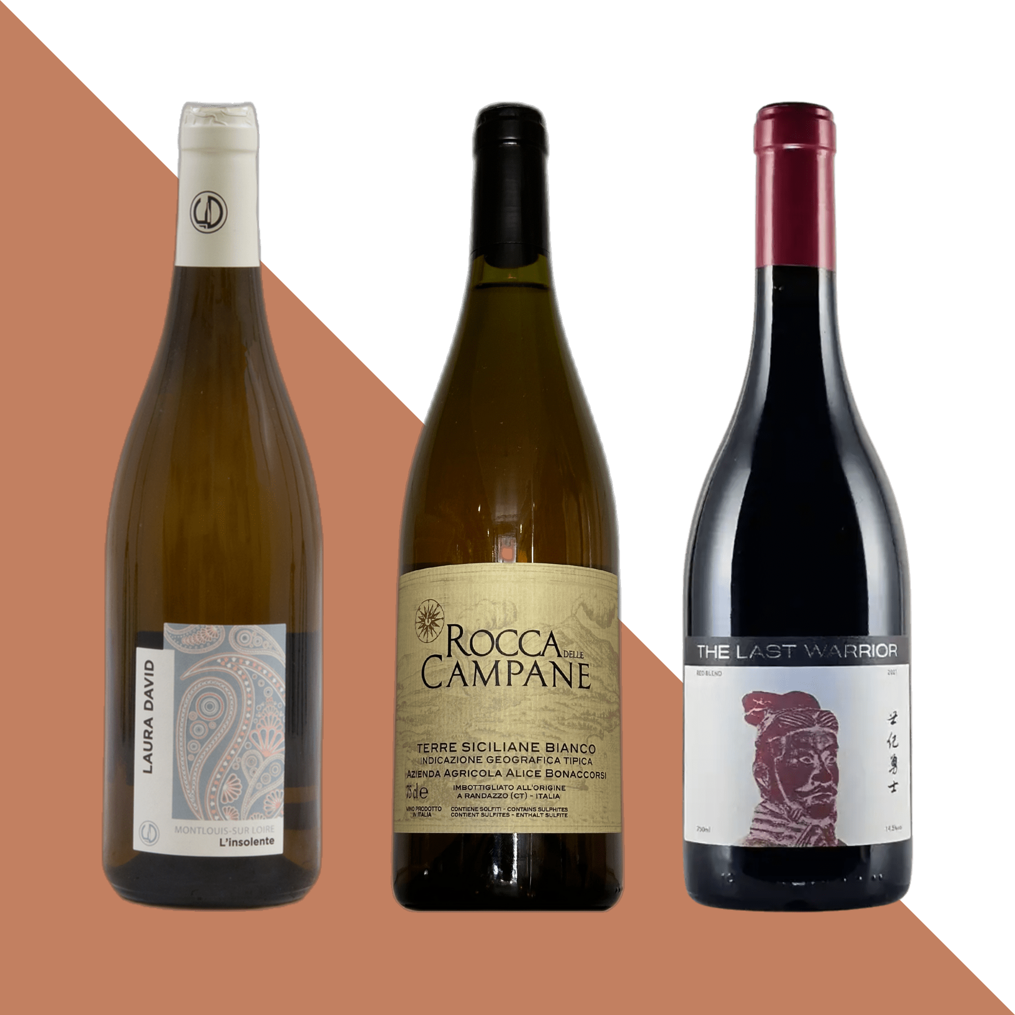 Image of the wines included in the Wine Pack