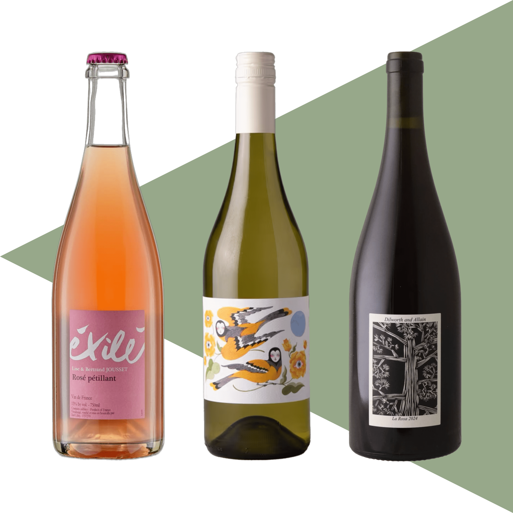 Image of the wines included in the Wine Pack
