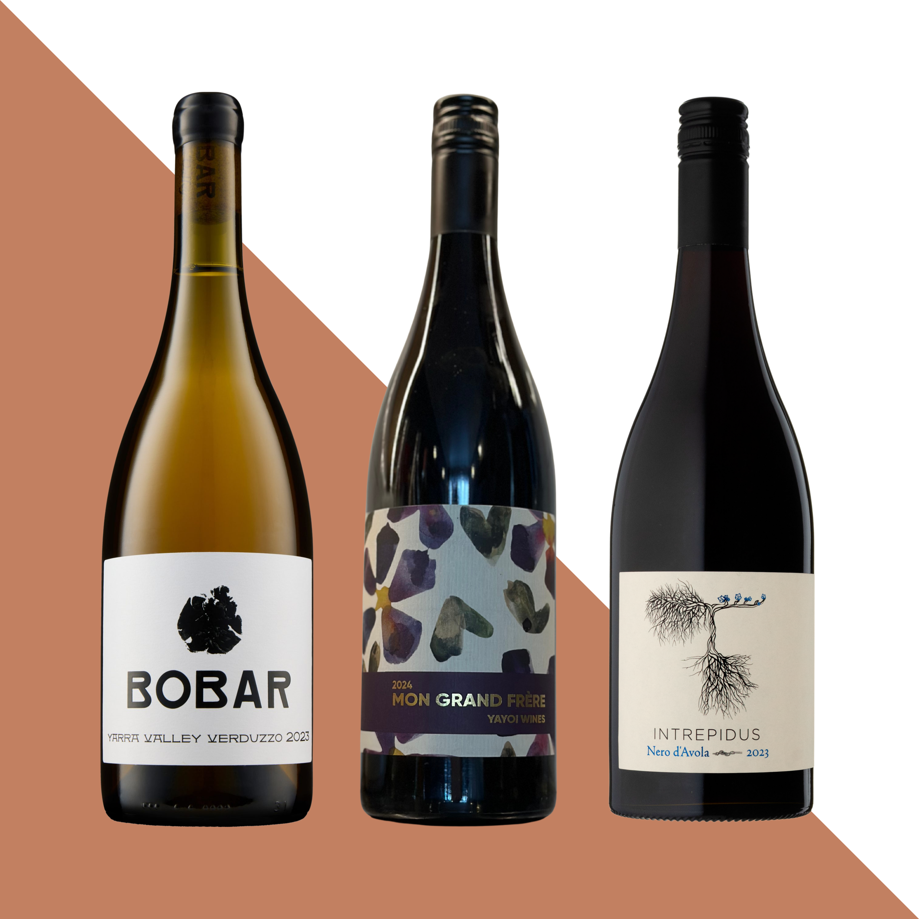 Image of the wines included in the Wine Pack