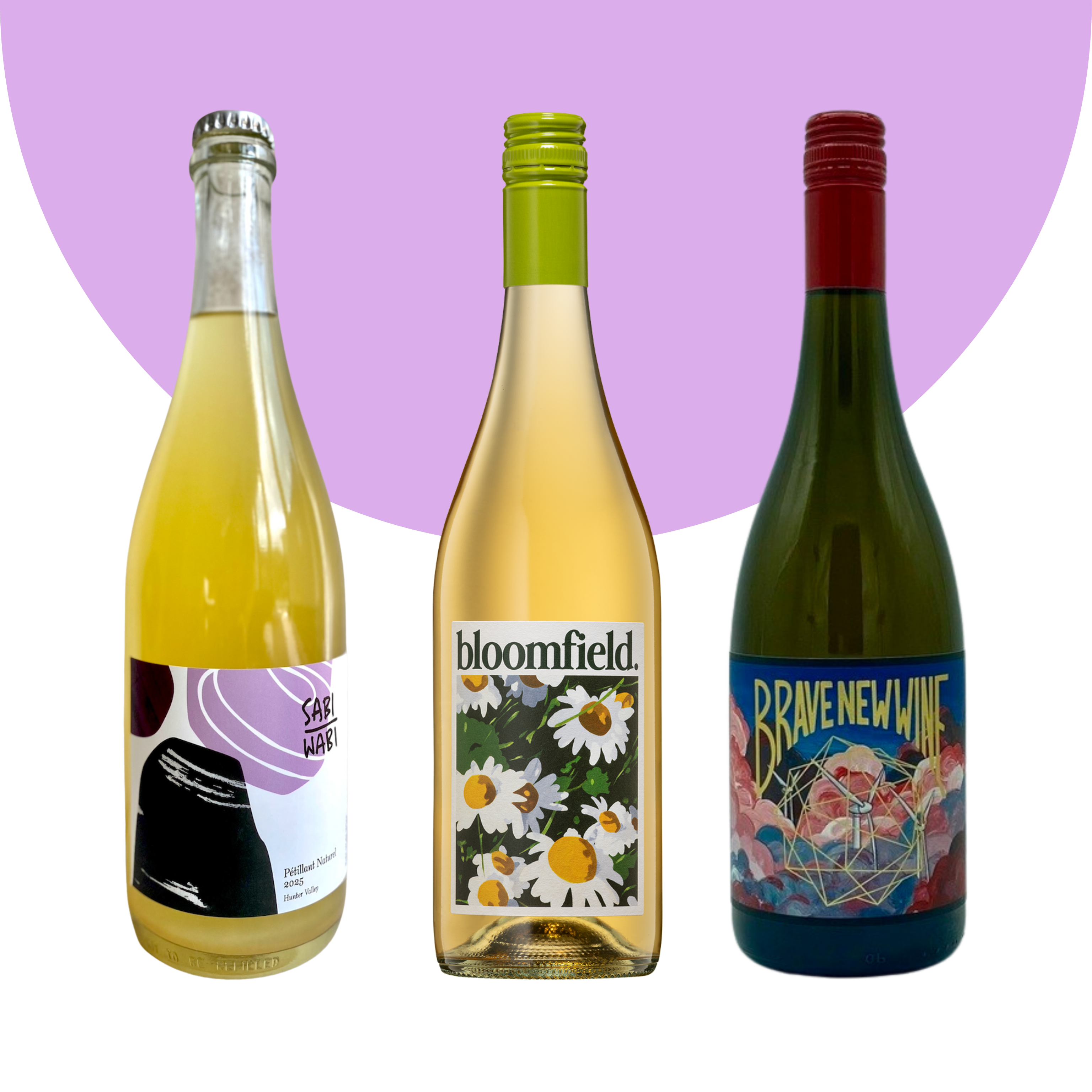 Image of the wines included in the Wine Pack