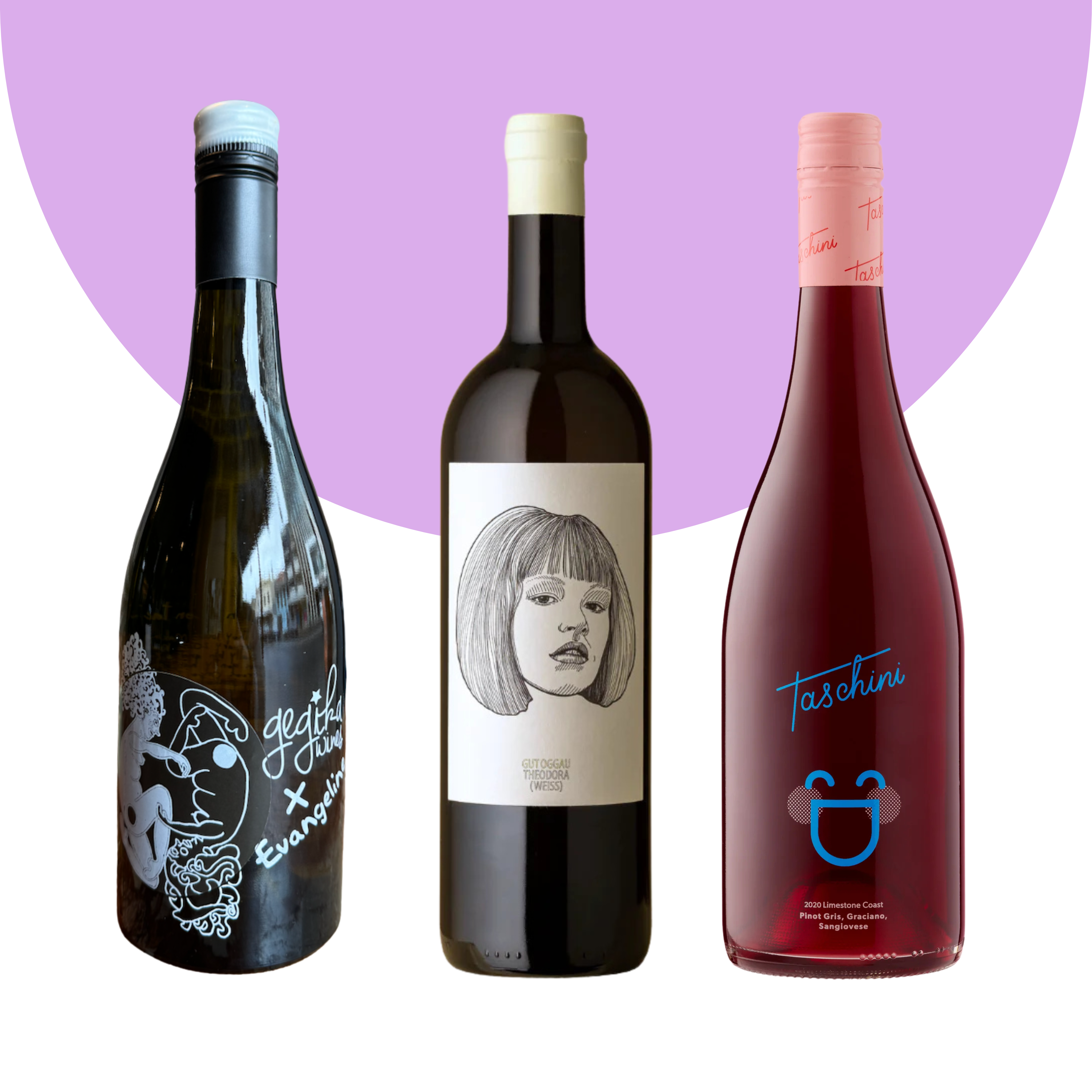 Image of the wines included in the Wine Pack
