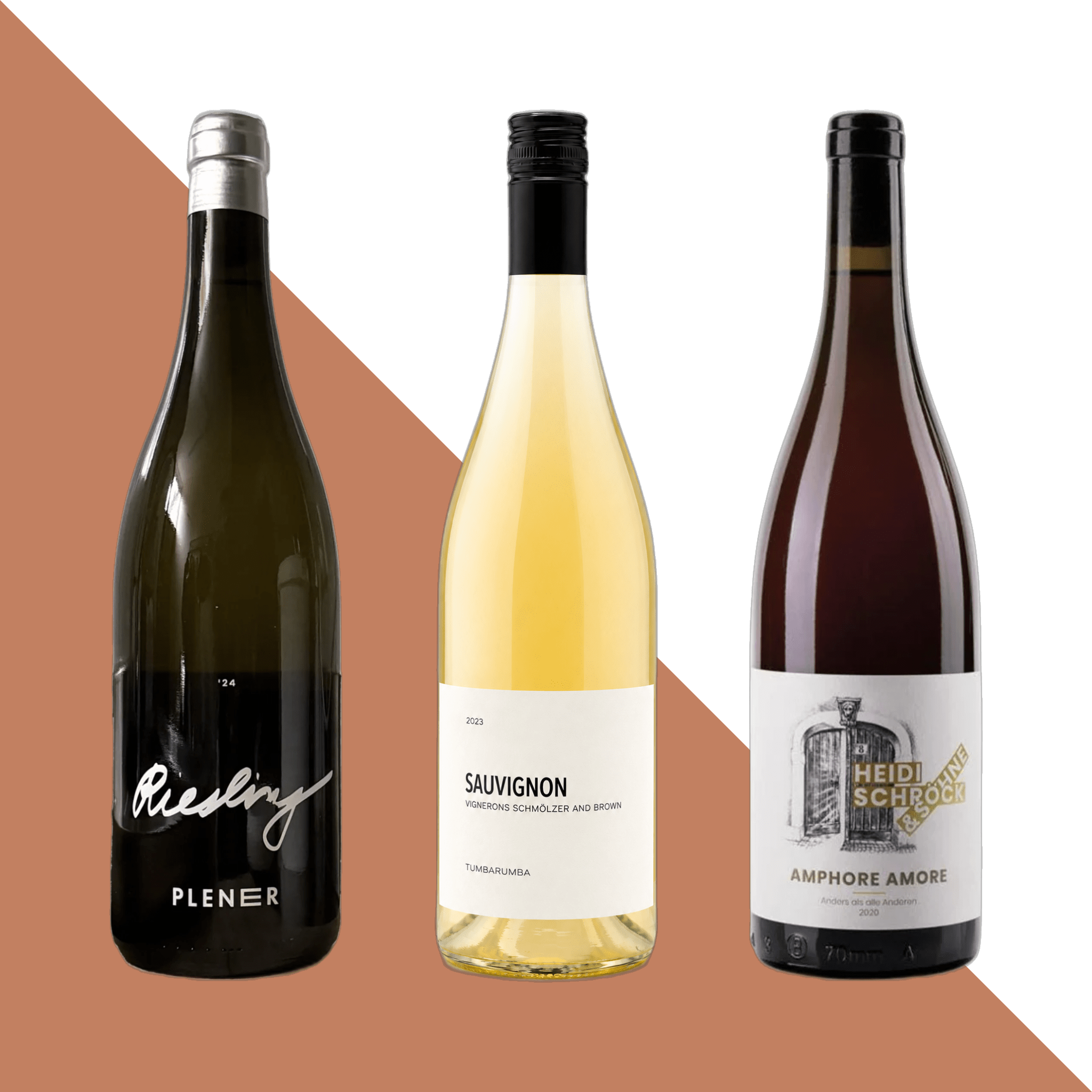 Image of the wines included in the Wine Pack