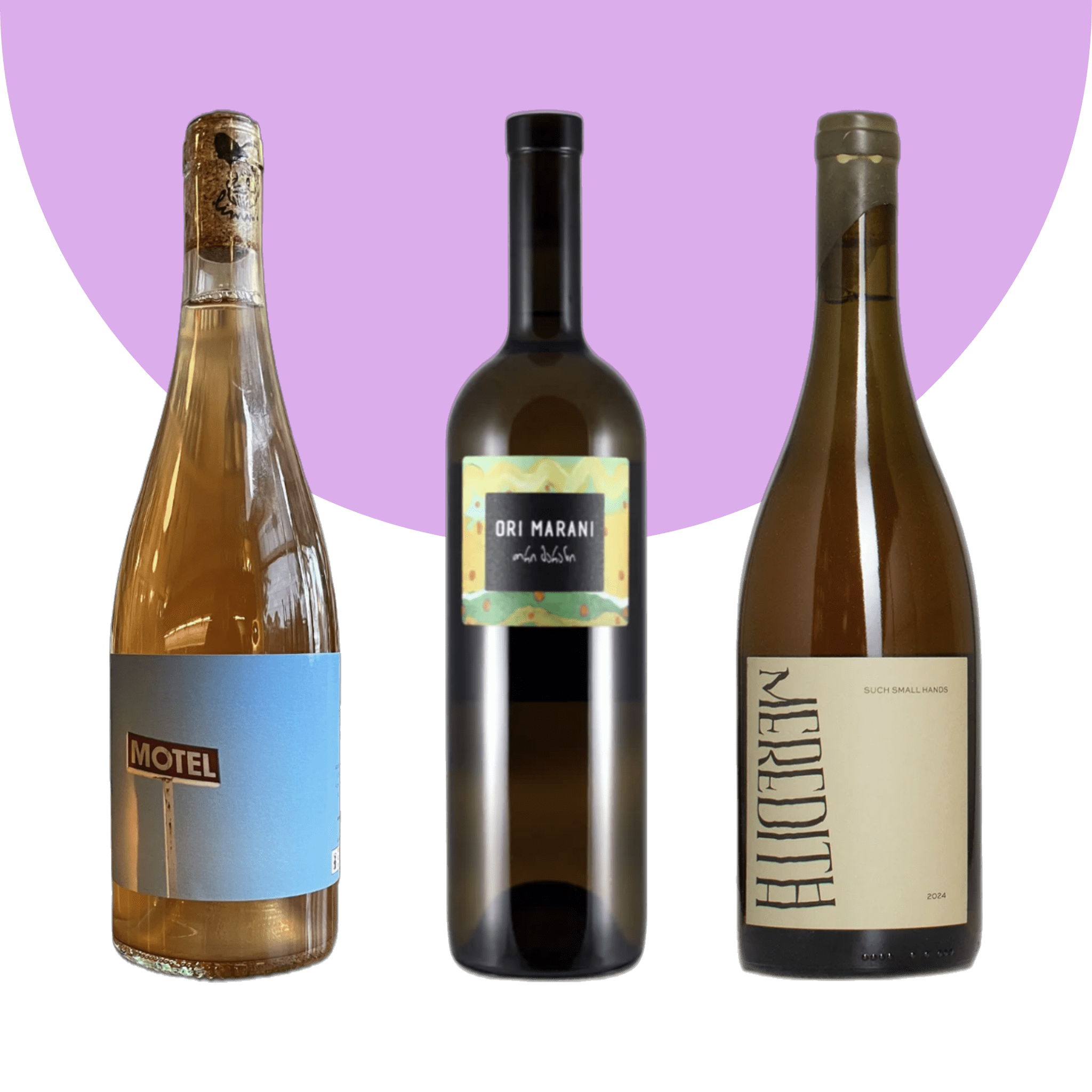 Image of the wines included in the Wine Pack