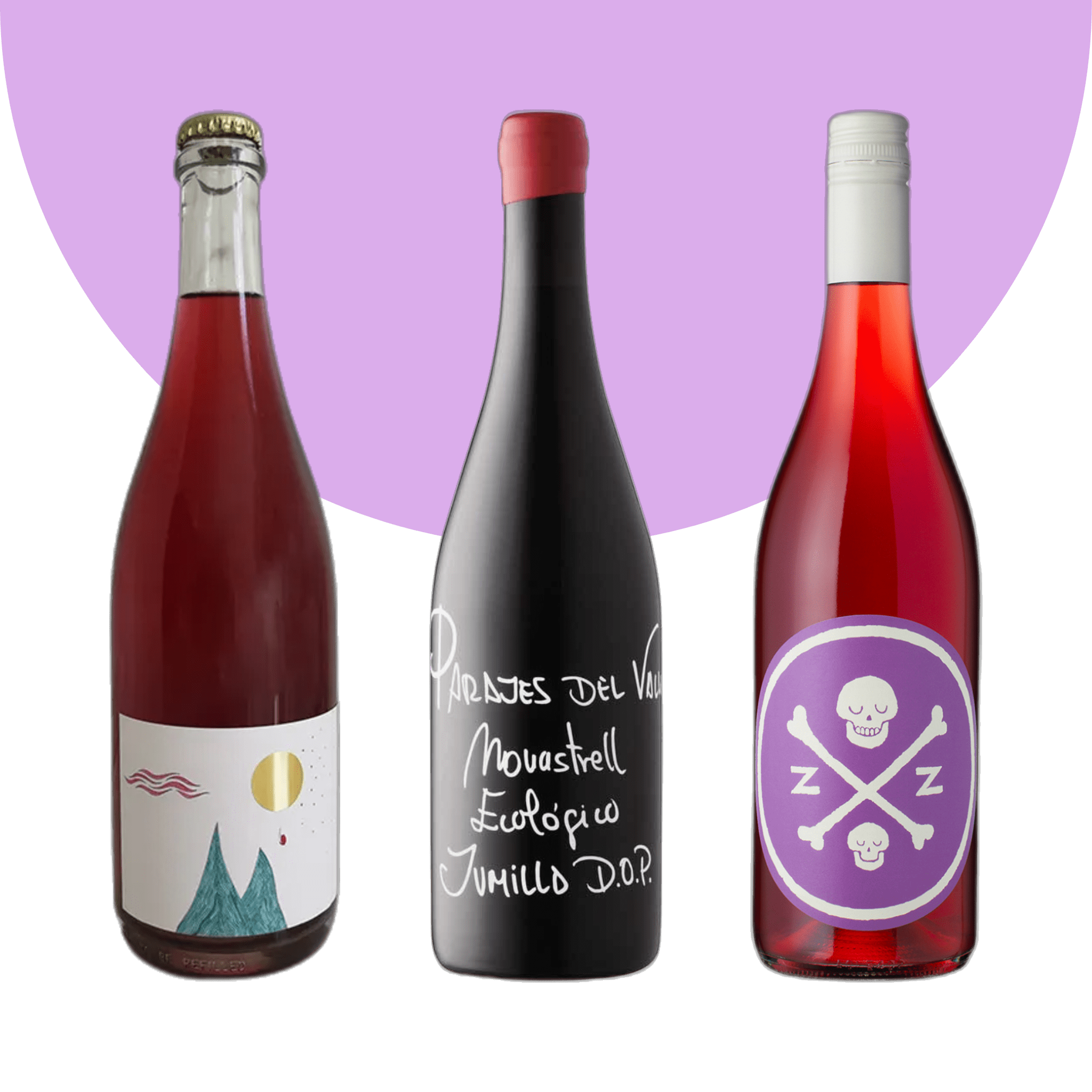 Image of the wines included in the Wine Pack