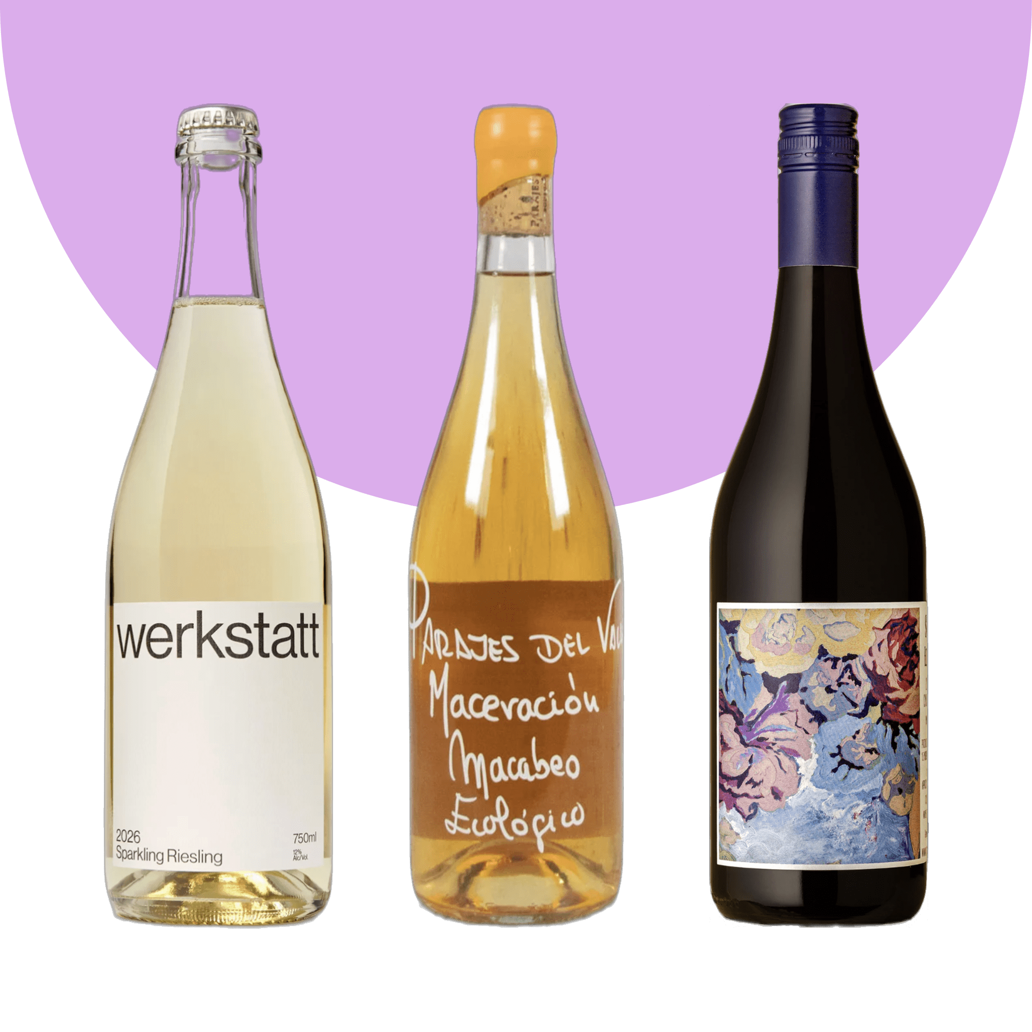 Image of the wines included in the Wine Pack