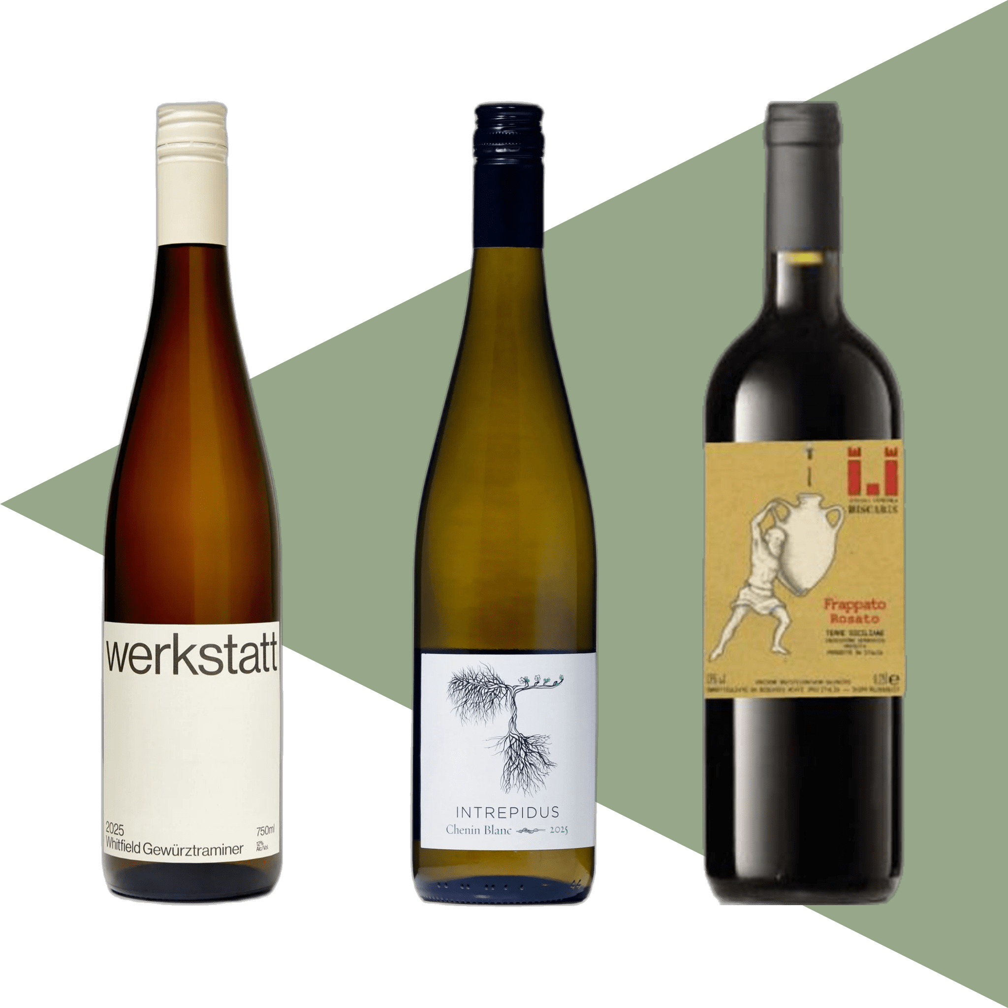 Image of the wines included in the Wine Pack
